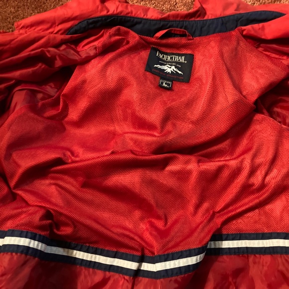 Pacific Trail Red Cascade Collection Hooded Jacket Size L Large - Picture 4 of 6